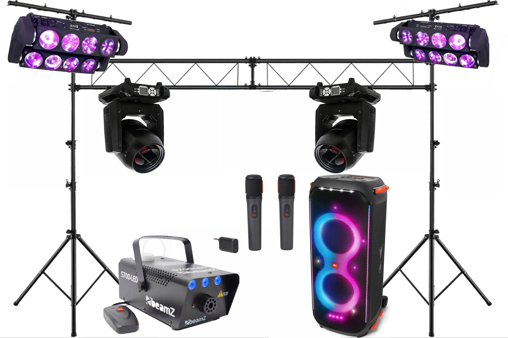 Pakiet premium - JBL PartyBox 710 + oświetlenie ruchome